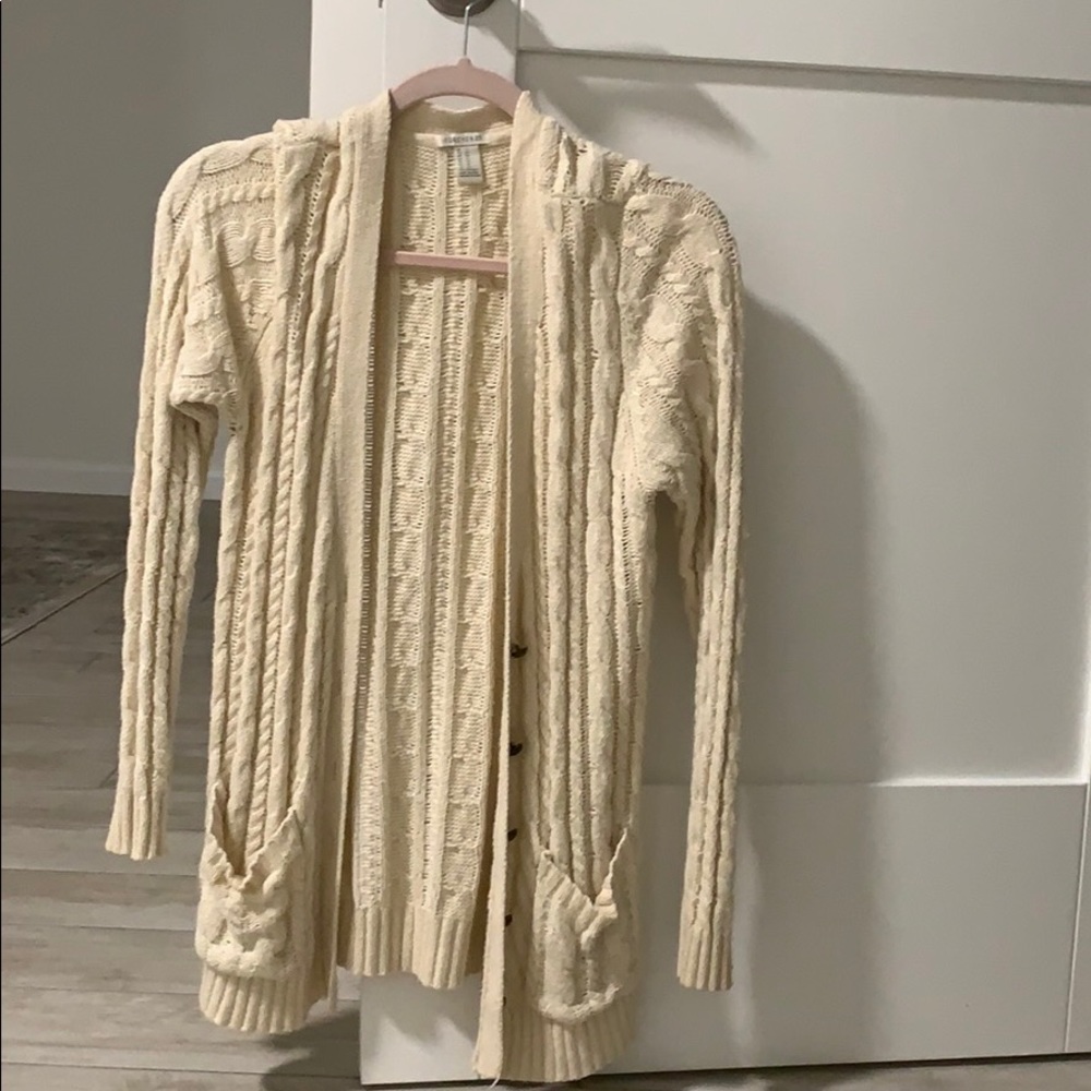 Off-white cardigan